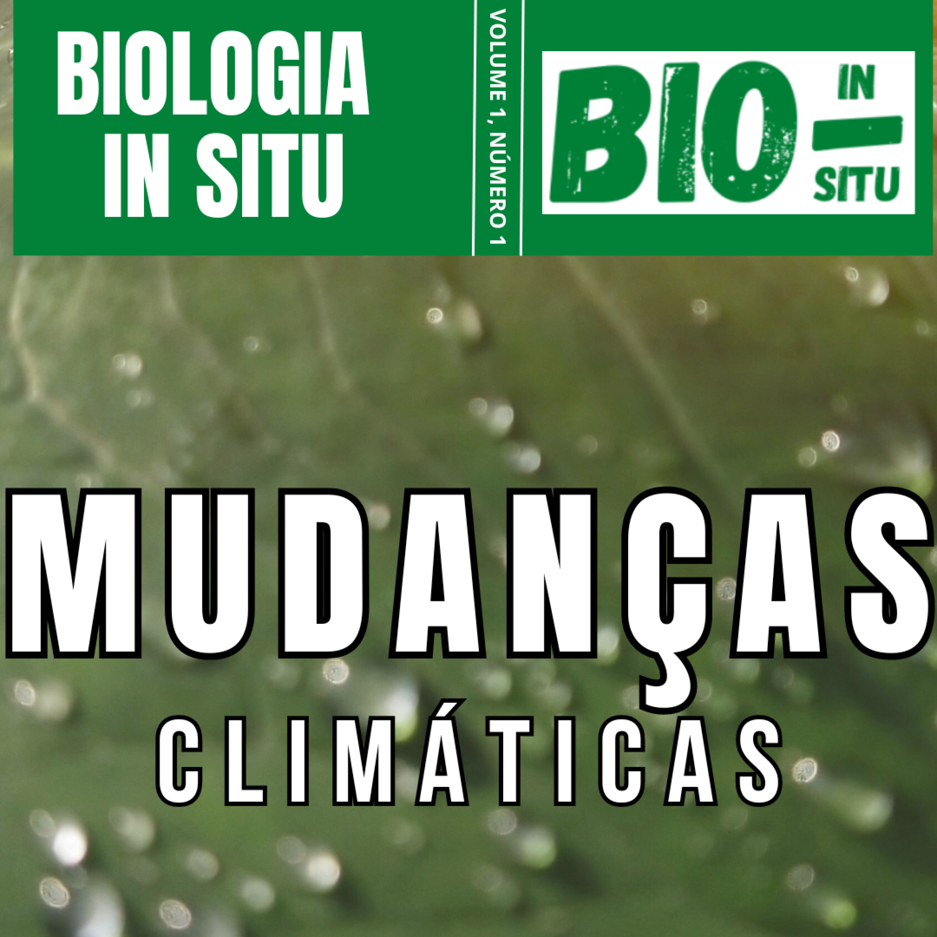 Revista Biologia In Situ - volume 1 - número 1 - Mudanças climáticas - capa